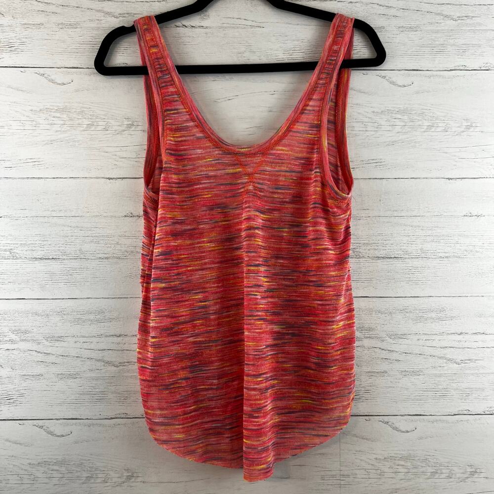 We the Free Pink Colorful Scoop Neck Tank Top Size S